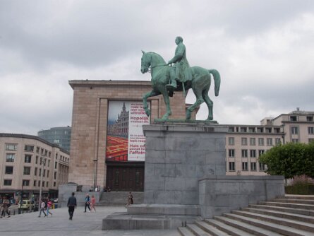 Place du Grand Sablon (2 Jul 17) Place de l'Albertine/Mont des Arts, Place Royale, Place du Grand Sablon, Justice Palace (Palais de Justice) - 2 July...