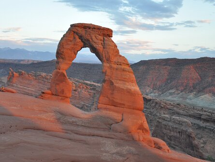The Delicate Arch A visit to The Delicate Arch in Arches National Park (31 August 2012); the most famous of arches in Arches National Park...
