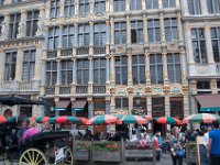 DSC_8385 Guildhalls on the Grand Place -- The Grand Place -- A trip to Brussels, Belgium -- 29 June 2017