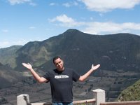 DSC_9974 Robert strikes a pose -- Pululahau Volcanic Crater (Quito, Ecuador) - 27 December 2015