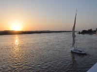 DSC_7700 A sunset over Aswan from the Minerva cruise ship on the Nile River - Aswan, Egypt -- 1 July 2013