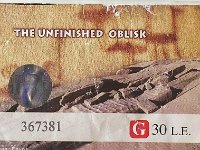 The Unfinished Oblisk The Unfinished Obelisk (Aswan, Egypt) -- 1 July 2013