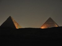 DSC_7151 The light show at the pyramids -- A bedouin night in Giza, Egypt -- 29 June 2013