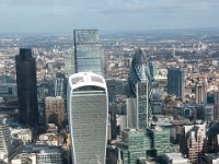 DSC_1133 View of The Walkie-Talkie & The Gherkin -- The View from the Shard (London, UK) -- 15 February 2016