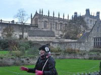 DSC_0686 Our tour guide Jess -- A visit to Oxford University (Oxford, UK) -- 29 November 2013