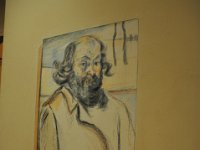 DSC_0021 Cezanne sketch at Les Deux Garçons -- A day in Aix-en-Provence, France (24 April 2012)