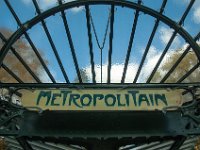 DSC_0630 Entrance to The Metro -- A visit to Paris, France -- 29 August 2014