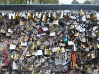 DSC_9798 Lover's locks outside of Notre-Dame de Paris -- A few days in Paris, France (23 April 2012)