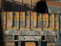 DSC_5768 On the road to Agra (Taj Majal) -"Horn Please!" -- Common banner on trucks & other vehicles. Use of horn is a necessary part of driving.