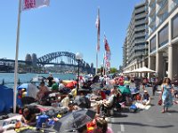 DSC_4760 The long wait to view the Sydney Harbour fireworks (Sydney, New South Wales, Australia) -- 31 December 2012