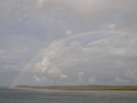 DSC_0200 Rainbow viewed leaving Fraser Island (Fraser Island, Qeensland, Australia)