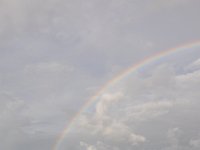 DSC_0202 Rainbow viewed leaving Fraser Island (Fraser Island, Qeensland, Australia)
