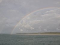 DSC_0204 Rainbow viewed leaving Fraser Island (Fraser Island, Qeensland, Australia)