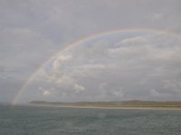 DSC_0205 Rainbow viewed leaving Fraser Island (Fraser Island, Qeensland, Australia)