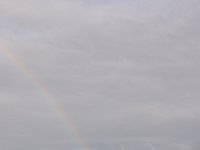 DSC_0206 Rainbow viewed leaving Fraser Island (Fraser Island, Qeensland, Australia)