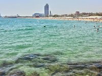 20150704_133034_HDR Playa de la Mar Bella -- A visit to Barcelona (Barcelona, Spain) -- 4 July 2015