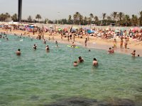 DSC_8070 Playa de la Mar Bella -- A visit to Barcelona (Barcelona, Spain) -- 4 July 2015