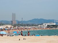 DSC_8077 Playa de la Mar Bella -- A visit to Barcelona (Barcelona, Spain) -- 4 July 2015