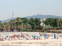 DSC_8083 Playa de la Mar Bella -- A visit to Barcelona (Barcelona, Spain) -- 4 July 2015