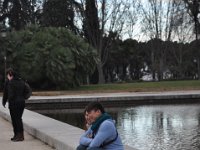 DSC_3286 The newlyweds at The Templo de Debod, Madrid's Egyptian Temple -- A day in Madrid, Spain -- 5 January 2014