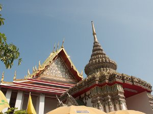 Wat Pho/Reclining Buddha A visit to Wat Pho Temple - The Reclining Buddha -- 1 Janary 2015