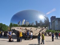 DSC_4311 Cloud Gate - AKA "The Bean" -- A visit to Millenium Park (Chicago, IL) -- 30 May 2014