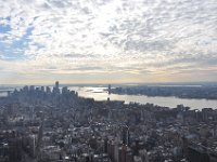 DSC_8403 View from Empire State Building Observation Deck (102nd Floor) -- Sightseeing in Manhattan (28-29 Jan 12)