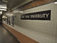 DSC_1812 New York University Subway Stop, Greenwich Village, Manhattan, NYC -- 29 June 2012