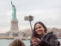 DSC_5752 Selfie stick in action -- A visit to the Statue of Liberty (New York City, NY, US) -- 5 December 2014